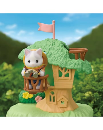 Sylvanian Families Exciting Exploration Set - Latte Cat Brother & Baby