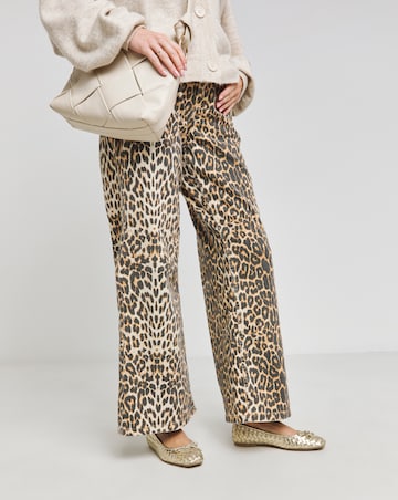 Monaco Woven Leather Ballerinas - Extra Wide Fit (EEE)