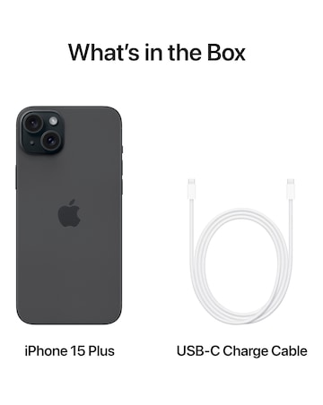 Apple iPhone 15 Plus 256GB - Black
