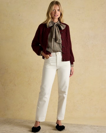 Joules Rafferty Cable Knit Cardigan