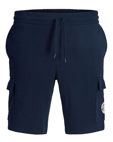 Jack & Jones Gordon Alliance Sweat Cargo Short - Navy