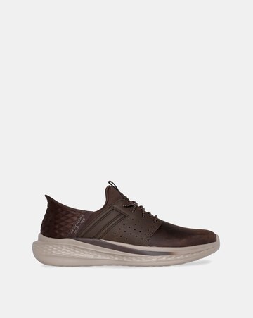 Skechers Slip-ins Slade Zachary Trainer - Brown