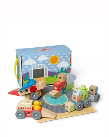 Melissa & Doug Blockables Vechiles Play Set