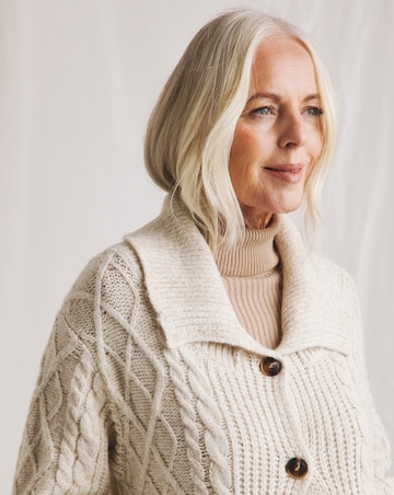 Julipa Cable Button Down Coatigan