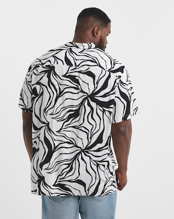 Jack & Jones Jeff Resort Printed Shirt - White