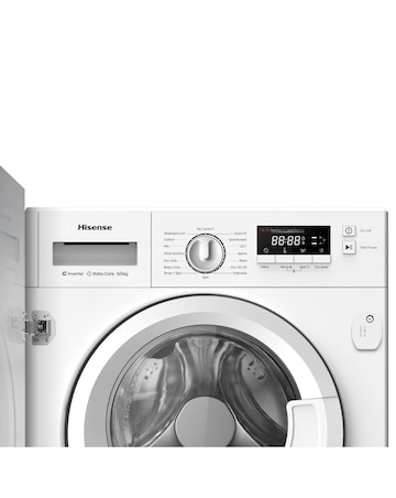Hisense 3 Series WD3M841BWI Integrated 8/6kg Washer Dryer 1400rpm White