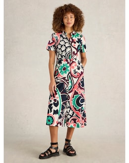 White Stuff Rua Jersey Shirt Dress