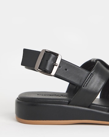 Estrella Leather Tubular Fisherman Sandals - Extra Wide Fit (EEE)