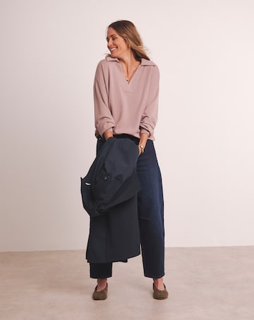 Anthology Rib Collar Modal Sweatshirt