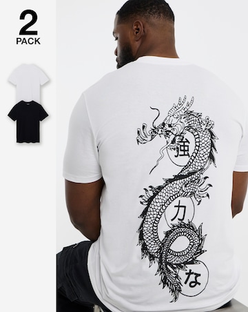 Jack & Jones Fred Crew Neck T-Shirt 2 Pack