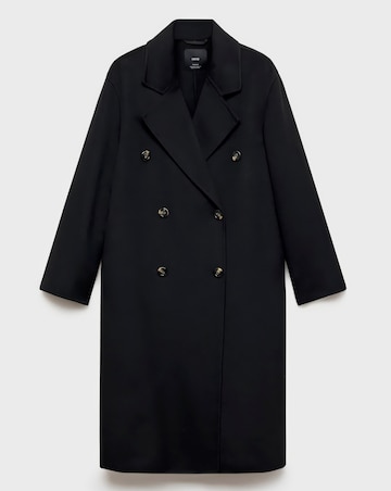 Mango Double Breasted Wool Coat