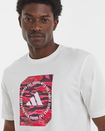 adidas Camo Box Logo T-Shirt