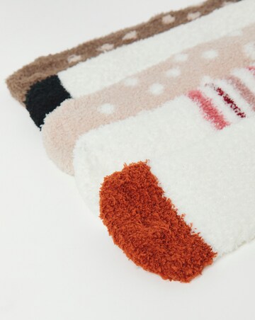 Pretty Secrets (5 Pair Pack) Fluffy Socks Animals