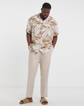 Jack & Jones Jeff Print Resort Shirt - Corriander