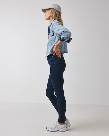 Indigo High Waist Super Soft Skinny Jean