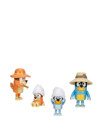 Bluey S11 Holiday Figures 4Pk - Family Trip