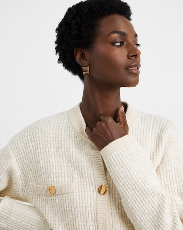 Joanna Hope Boucle Knit Cardigan