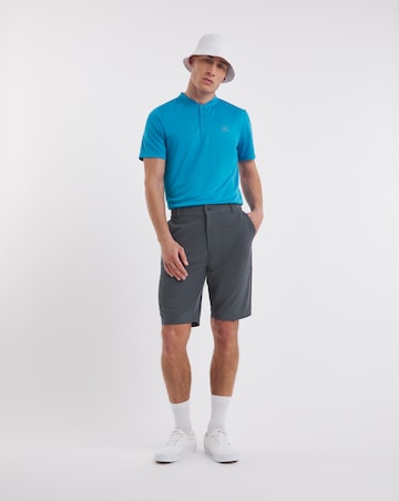 Golf Collarless Button up Polo