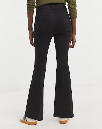 Black High Waist Super Soft Bootcut Jeans