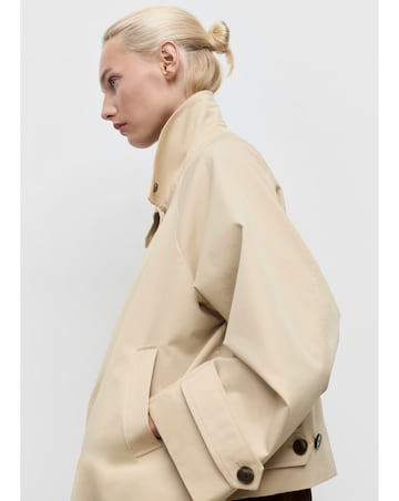 Mango Short Chore Trenchcoat