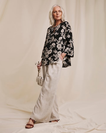 Julipa Tie Neck Blouse