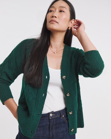 Emerald Cable Cardigan