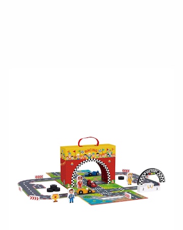 Tooky Wooden Racing Play Box