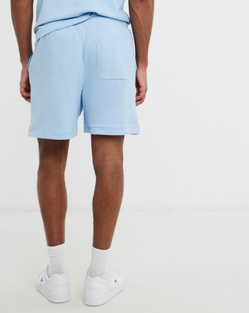 Lacoste Textured Jersey Shorts - Light Blue