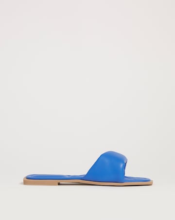 Nori Soft Padded Flat Mule Sandals Wide Fit Simply Comfort