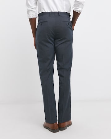 Navy Hank Regular Fit Tonic Suit Trousers