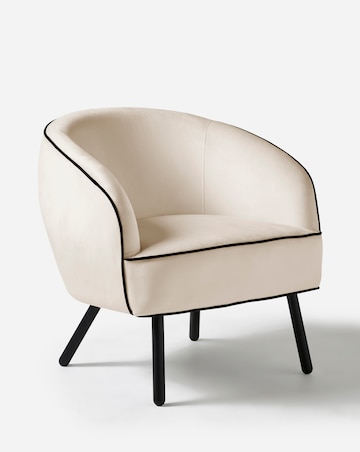 Joanna Hope Camille Piped Accent Chair