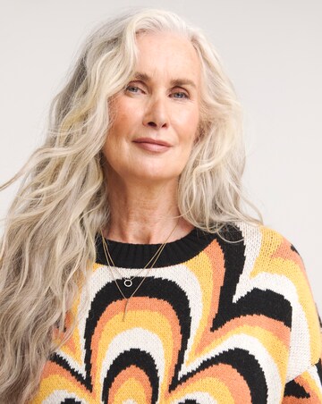 Joe Browns Yellow Orange Fancy Floral Jumper