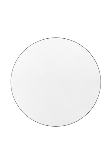 Gallery Bowie Round Mirror Silver