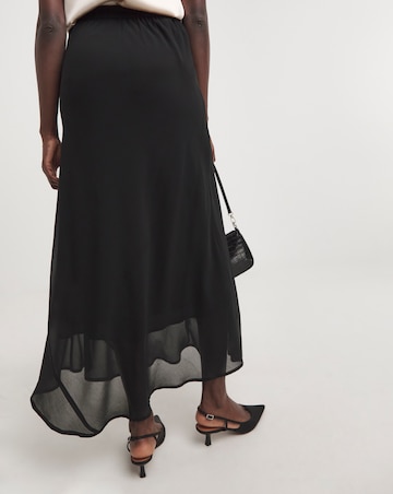 Religion Flowy Midi Skirt