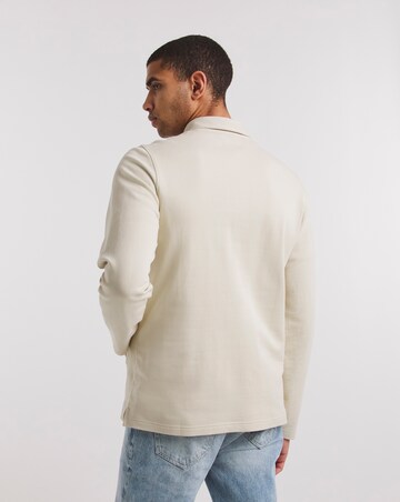 1/4 Zip Open Hem Sweatshirt