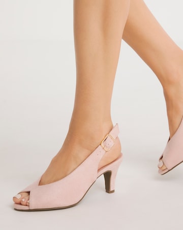 Scarlett Peep Toe Shoe Extra Wide EEE Fit
