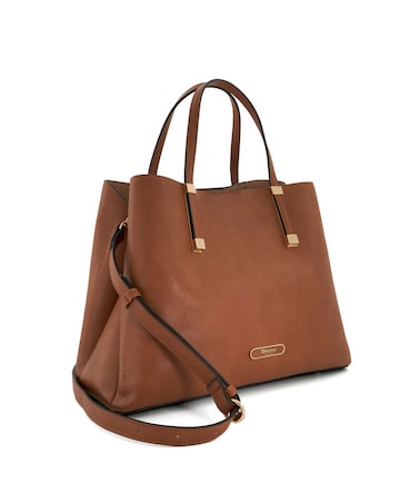 Dune Dorries Tan Shoulder Tote Bag