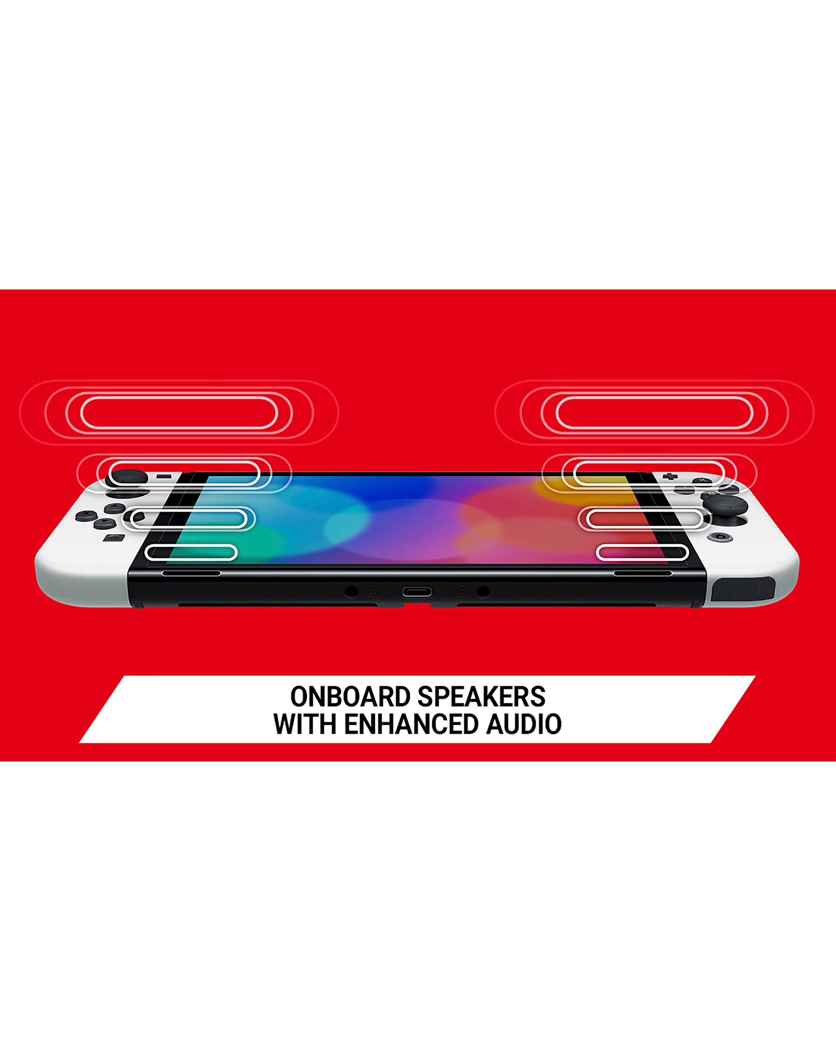 Nintendo Switch OLED Console - White | JD Williams