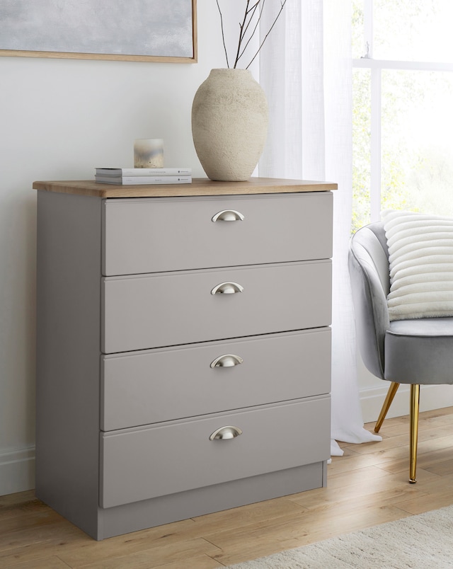 Brooke Ready Assembled 4 Drawer Chest
