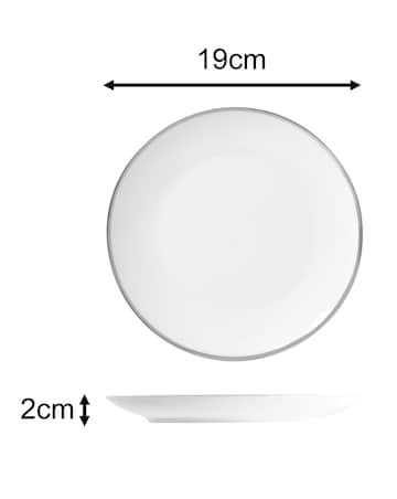 Waterside Platinum 12 Piece Dinner Set