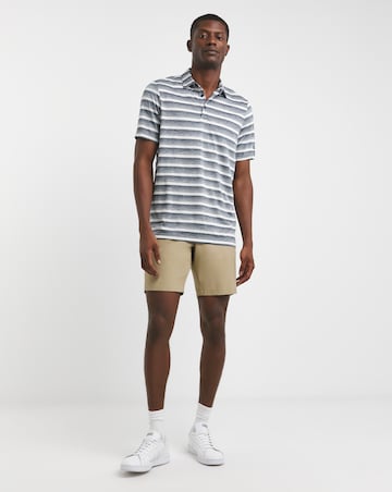 adidas Golf Two-Color Stripe Polo Shirt
