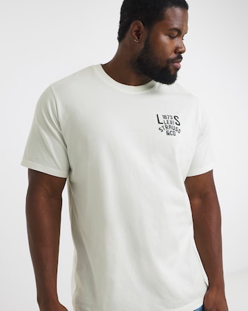 Levi's Short Sleeve Relaxed Fit Logo T-Shirt - White