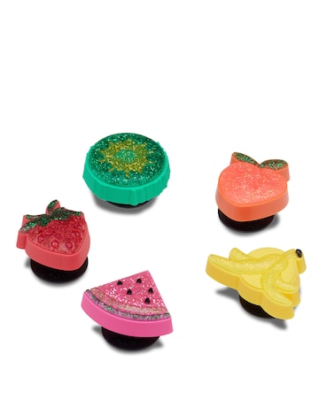 Crocs Jibbitz Glitter Fruit 5 Pack