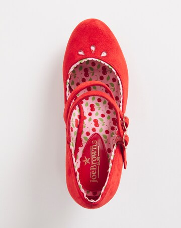 Joe Browns Red Cherry Mary Jane -Extra Wide Fit (EEE)