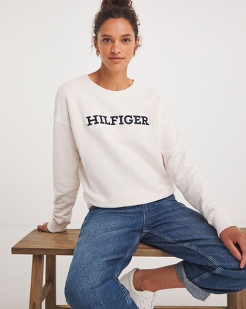 Tommy Hilfiger Monotype Embroidery Sweatshirt