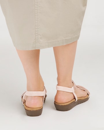 Kay Diamante Comfort Elastic Sandal - Extra Wide Fit (EEE)