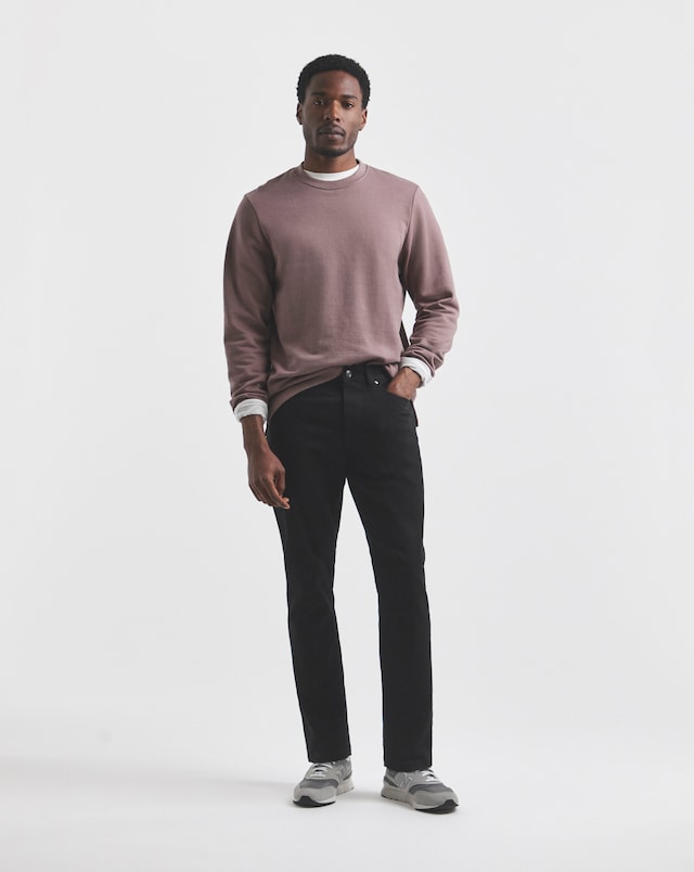Union Black Slim Fit Gabardine Jeans