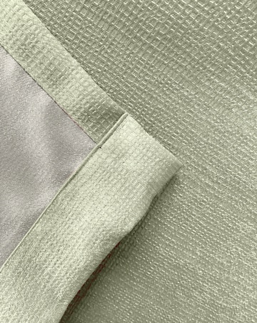 Matrix Light Filtering Textured Embossed Pencil Pleat Thermal Curtain