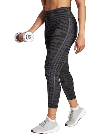 adidas Optime TrainIcons Jacquard 3 Stripes Leggings