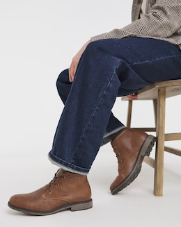 Penn Lace Up Boot Wide Fit